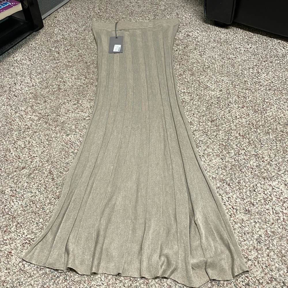 New culture knit maxi skirt